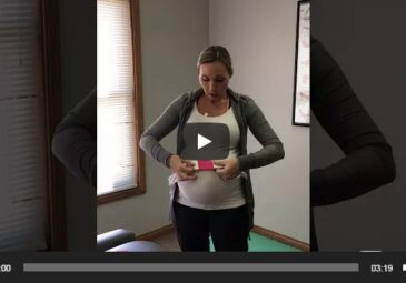 Dr. Fuller demonstrates Rock Taping during pregnancy.